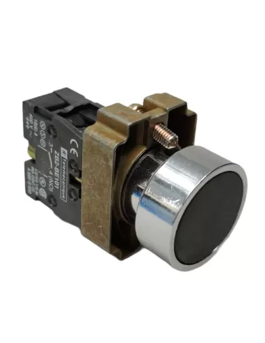 Bouton noir Schneider xb2ba21